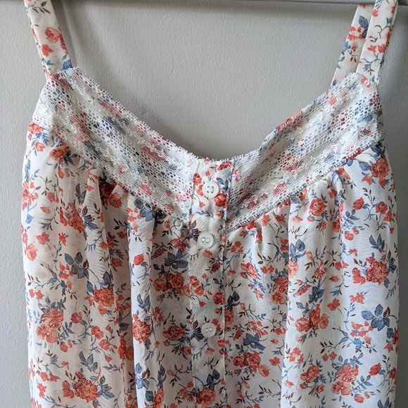 Kirra Floral Boho Beachy Tank Top - Picture 3 of 6